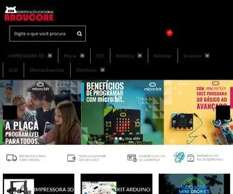 Arducore.com.br(Robótica Educacional arduino) Screenshot