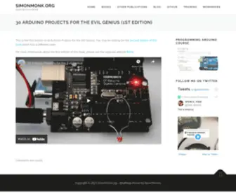 Arduinoevilgenius.com(30 Arduino Projects for the Evil Genius (1st Edition)) Screenshot