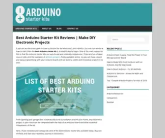 Arduinostarterkits.com(Best Arduino Starter Kit Reviews) Screenshot