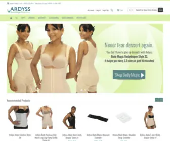 Ardyssbodymagicshop.com(Ardyss Body Magic Body Shapers) Screenshot