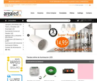 Area-LED.com(Tienda online de iluminación LED) Screenshot