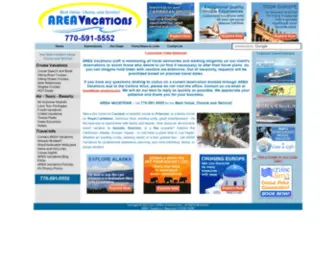 Area-Vacations.com(AREA Vacations) Screenshot