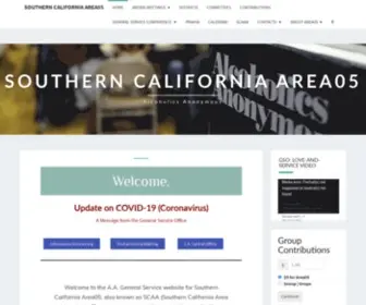 Area05AA.org(Southern California Area05) Screenshot