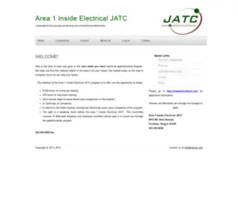Area1Jatc.com(Area 1 Inside Electrical JATC) Screenshot