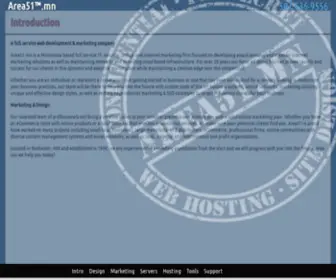 Area51Online.net(Minnesota Web Development Firm) Screenshot