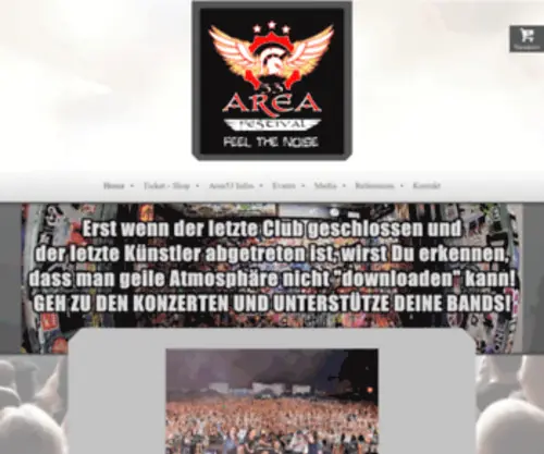 Area53Festival.at(Österreichischer Rock) Screenshot