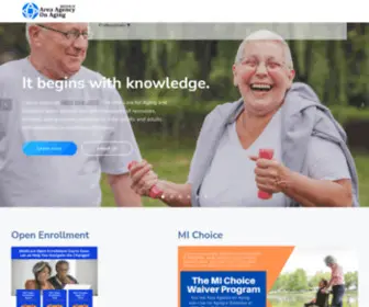 Areaagencyonaging.org(Area Agency on Aging IV) Screenshot