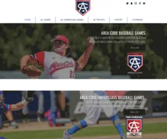 Areacodebaseball.com(HOME) Screenshot