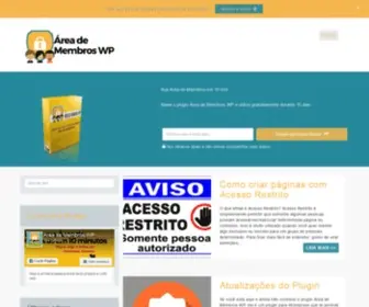 Areademembroswp.com.br(Área de Membros WP) Screenshot