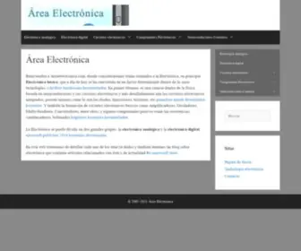 Areaelectronica.com(Área Electrónica) Screenshot