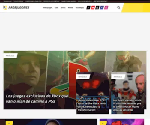 Areajugones.es(Tu espacio de videojuegos) Screenshot