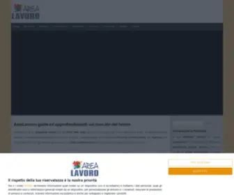 Arealavoro.org(Guide ed approfondimenti sul mercato del lavoro) Screenshot