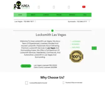 Arealocksmithlasvegas.com(Area Locksmith) Screenshot