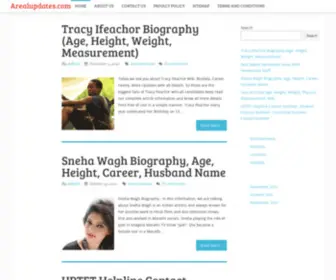 Arealupdates.com(India) Screenshot