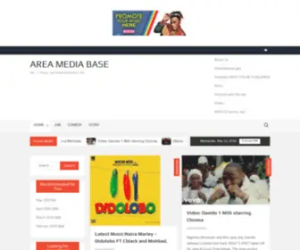 Areamediabase.com.ng(Where ENTERTAINMENT lives) Screenshot