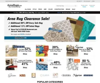 Arearugs.com(Area Rugs) Screenshot