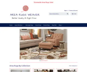 Arearugsweaver.com(Area rugs) Screenshot