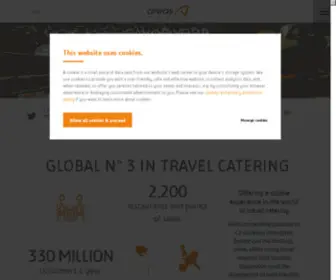 Areasusa.com(Leaders in Food & Beverage and Travel Retail on the way) Screenshot