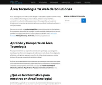 Areatecnologia.info(Web Tecnol) Screenshot