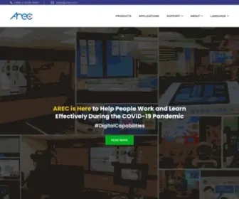 Arec.com(AREC l AV over IP Solutions l Media Capture) Screenshot