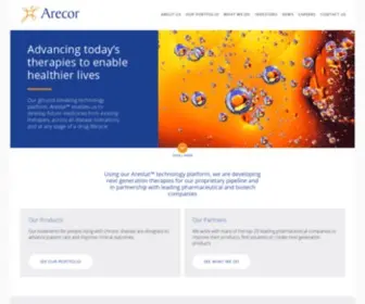 Arecor.com(Home) Screenshot