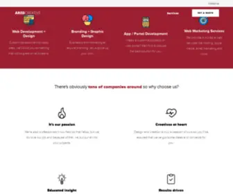 Aredcreative.com(Web development company) Screenshot