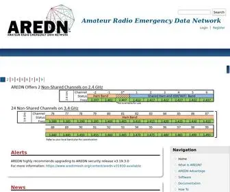 Arednmesh.org(Amateur Radio Emergency Data Network) Screenshot