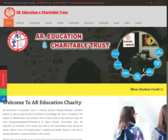 Areducationcharity.com(AR Education Charity) Screenshot
