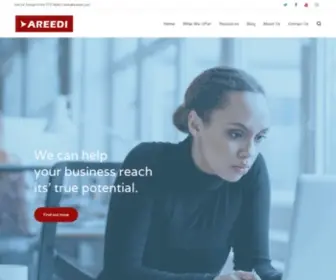 Areedi.com(Service Design & Business Consulting) Screenshot