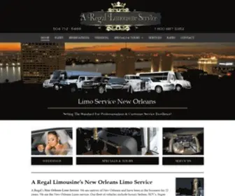 Aregallimo.com(Limo Service New Orleans) Screenshot