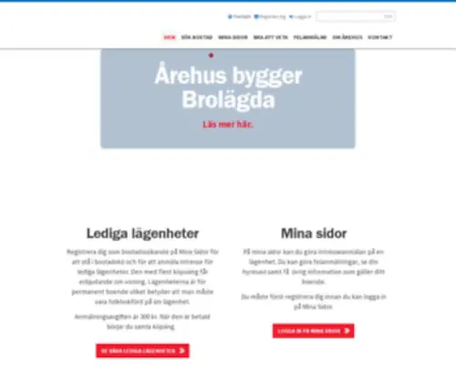 Arehus.se(Välkommen) Screenshot