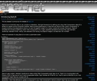 Arei.net(The blog and personal website of a user expereience technologist) Screenshot