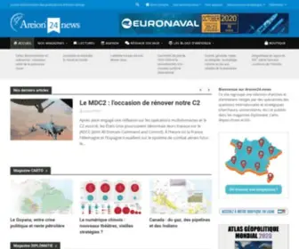 Areion24.news(Bienvenue sur le site d'information du groupe de presse Areion) Screenshot