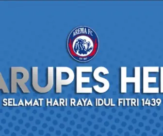 Aremafc.com(Arema FC) Screenshot