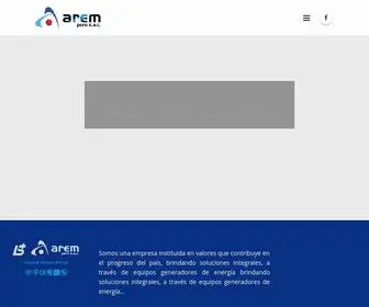 Aremperu.com.pe(Somos una empresa especializada en equipos de energía) Screenshot