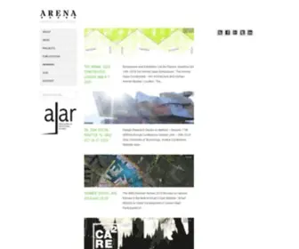 Arena-Architecture.eu(Architectural Research Network) Screenshot
