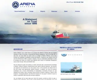 Arena-Offshore.com(Ship for sale) Screenshot