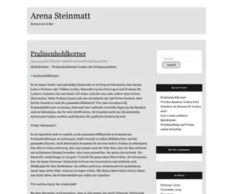 Arena-Steinmattli.ch Screenshot