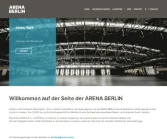 Arena.berlin(Multifunktionales Eventareal in Berlin an der Spree Arena Berlin) Screenshot