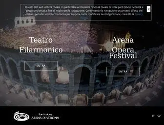 Arena.it(Fondazione Arena di Verona) Screenshot