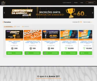 Arena22.com.br(Arena 22) Screenshot