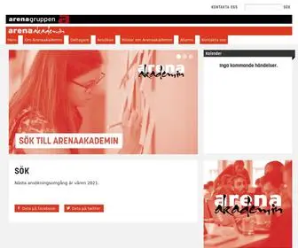 Arenaakademin.se(Arenaakademin) Screenshot