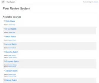 Arenaalumni.com(Peer Review System) Screenshot