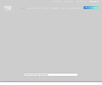 ArenaCDmx.com(Arena CDMX) Screenshot