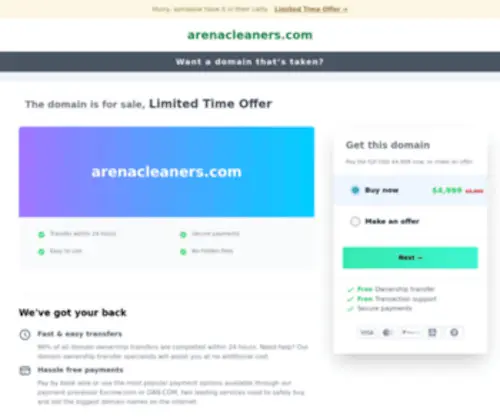 Arenacleaners.com(Janitorial) Screenshot