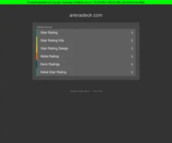 Arenadeck.com(Arenadeck) Screenshot