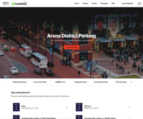 Arenadistrictparking.com(Arenadistrictparking) Screenshot