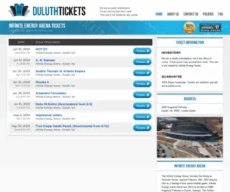 Arenaduluth.com(Infinite Energy Arena Duluth) Screenshot