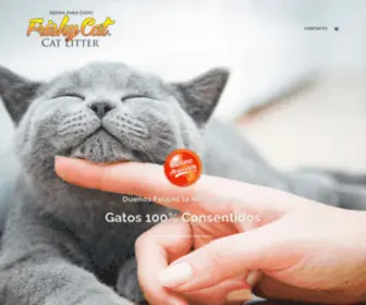 Arenafriskycat.com(Productores de arena para gato Frisky Cat) Screenshot