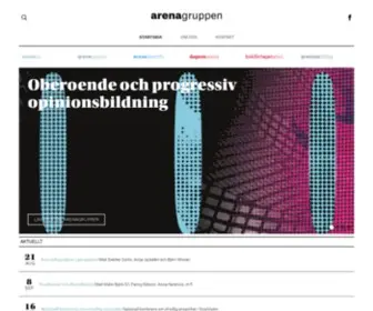 Arenagruppen.se(Startsida) Screenshot